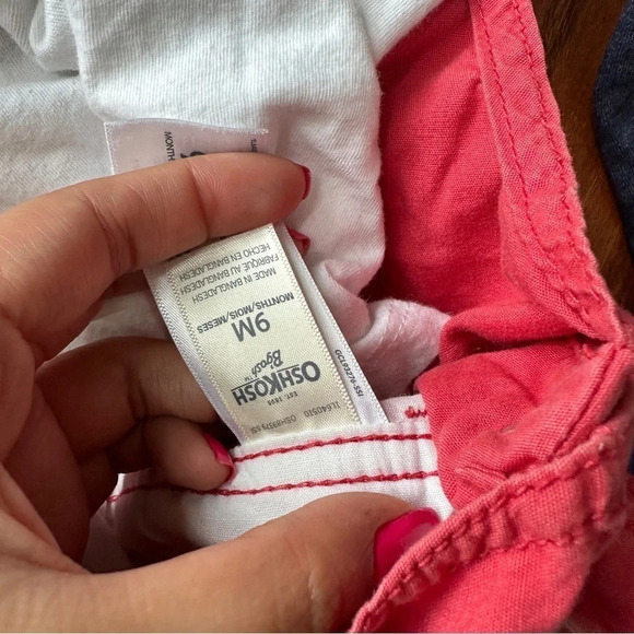 BABY BOY‎ 9M Clothing Bundle Osh Kosh Carters Overalls Romper - Picture 3 of 5